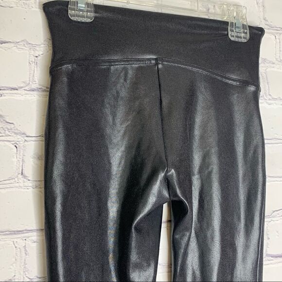 Spanx black faux leather leggings - Picture 8 of 16